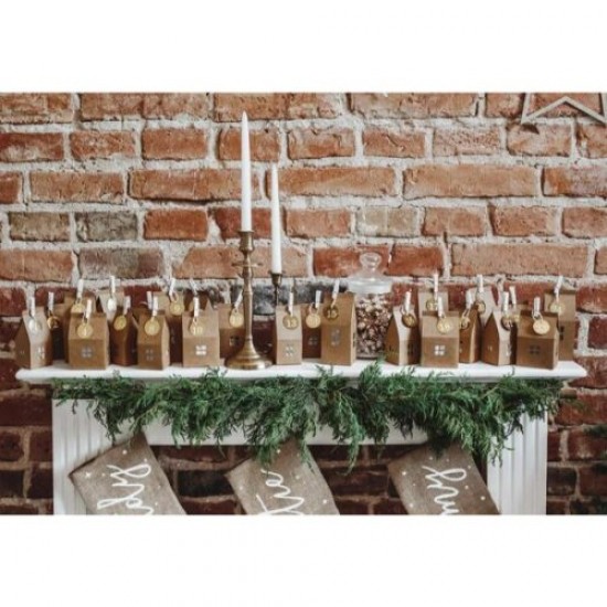 Κουτάκι Σπιτάκι Κραφτ για Δωράκια - Αντίστροφη Μέτρηση Χριστουγέννων (24 τεμ) Κουτάκι Σπιτάκι Κραφτ για Δωράκια - Αντίστροφη Μέτρηση Χριστουγέννων (24 τεμ)