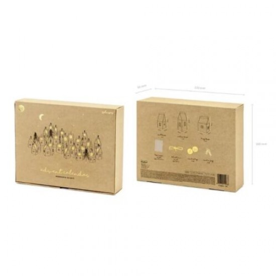 Κουτάκι Σπιτάκι Κραφτ για Δωράκια - Αντίστροφη Μέτρηση Χριστουγέννων (24 τεμ) Κουτάκι Σπιτάκι Κραφτ για Δωράκια - Αντίστροφη Μέτρηση Χριστουγέννων (24 τεμ)