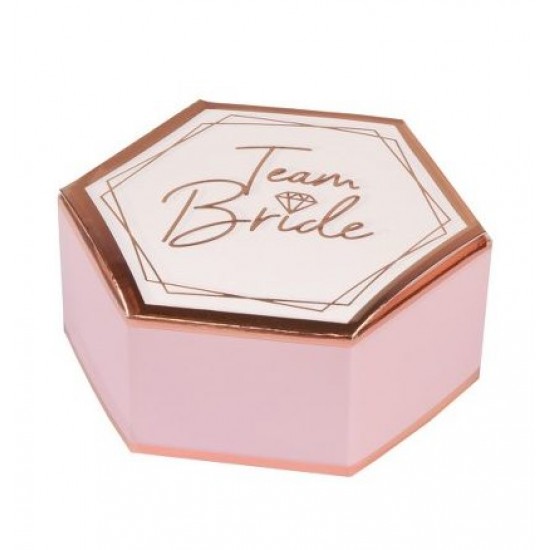 Κουτάκια δώρου Team Bride (6 τεμ)