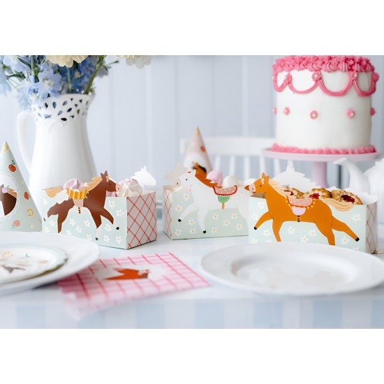 Κουτάκια για σνακ Άλογο Vintage (3 τεμ)