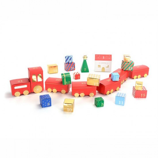 Κουτάκια Τραινάκι για Δωράκια - Αντίστροφη Μέτρηση Χριστουγέννων (24 τεμ) Κουτάκια Τραινάκι για Δωράκια - Αντίστροφη Μέτρηση Χριστουγέννων (24 τεμ)