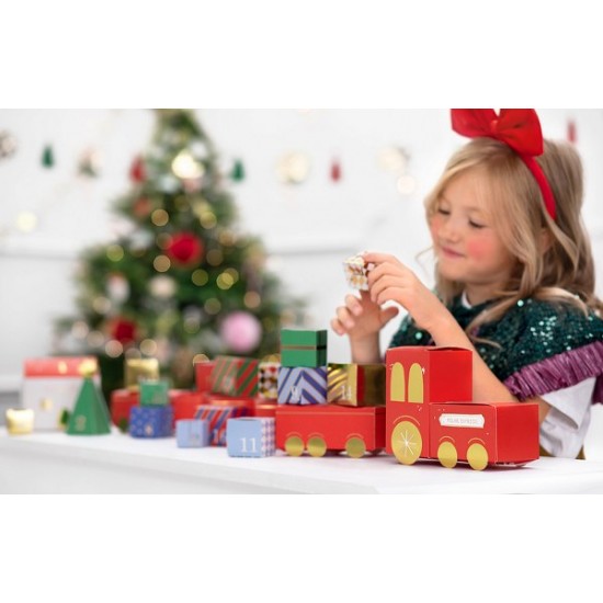 Κουτάκια Τραινάκι για Δωράκια - Αντίστροφη Μέτρηση Χριστουγέννων (24 τεμ) Κουτάκια Τραινάκι για Δωράκια - Αντίστροφη Μέτρηση Χριστουγέννων (24 τεμ)