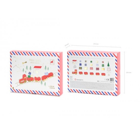 Κουτάκια Τραινάκι για Δωράκια - Αντίστροφη Μέτρηση Χριστουγέννων (24 τεμ) Κουτάκια Τραινάκι για Δωράκια - Αντίστροφη Μέτρηση Χριστουγέννων (24 τεμ)