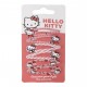 Κοκκαλάκια μαλλιών Hello Kitty (6 τεμ