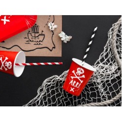 Κόκκινα Ποτήρια πάρτυ Πειρατές (6 τεμ) Κόκκινα Ποτήρια πάρτυ Πειρατές (6 τεμ)