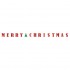 Κόκκινη Γιρλάντα Merry Christmas 365cm