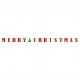 Κόκκινη Γιρλάντα Merry Christmas 365cm