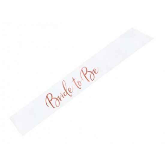 Κορδέλα Bride to Be Rosegold