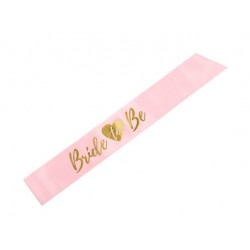 Κορδέλα ροζ σατέν Bride to be