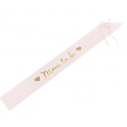 Κορδέλα ροζ σατέν Mom to Be Κορδέλα ροζ σατέν Mom to Be