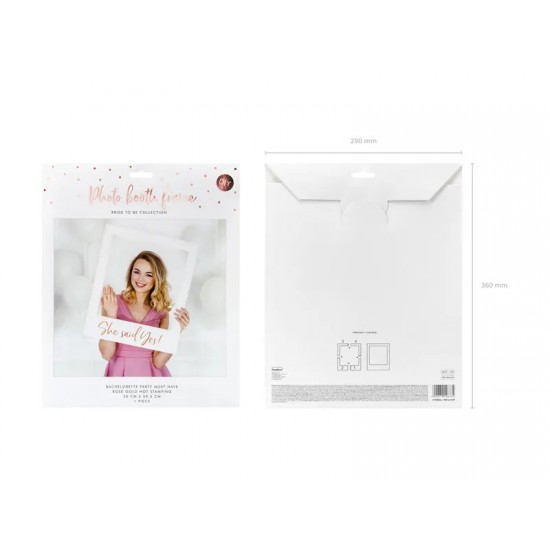 Κορνίζα για Selfie γάμου "She said Yes!"