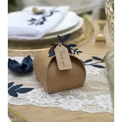 Kραφτ Κουτί για μπομπονιέρα με καρτελάκια (10 τεμ) Kραφτ Κουτί για μπομπονιέρα με καρτελάκια (10 τεμ)