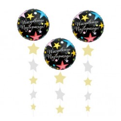 Κρεμαστά χάρτινα Διακοσμητικά Ασημί & Χρυσά Αστέρια 4m Κρεμαστά χάρτινα Διακοσμητικά Ασημί & Χρυσά Αστέρια 4m