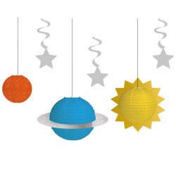 Κρεμαστά Διακοσμητικά Space Party (6 τεμ) Κρεμαστά Διακοσμητικά Space Party (6 τεμ)