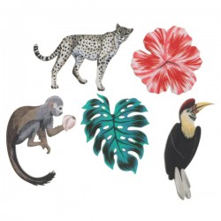 Ξύλινες φιγούρες Tropical (10 τεμ) Ξύλινες φιγούρες Tropical (10 τεμ)