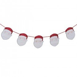 Ξύλινη Διακοσμητική Γιρλάντα Άγιος Βασίλης 200cm Ξύλινη Διακοσμητική Γιρλάντα Άγιος Βασίλης 200cm