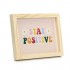 Ξύλινη Κορνίζα 'Stay Positive'
