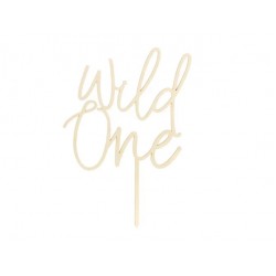 Ξύλινο topper τούρτας Wild One Ξύλινο topper τούρτας Wild One