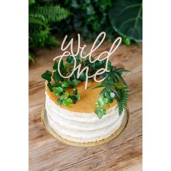 Ξύλινο topper τούρτας Wild One Ξύλινο topper τούρτας Wild One