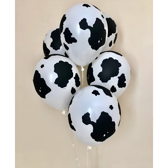 Λάτεξ Μπαλόνια Cow Print ( τεμ)