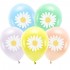 Λάτεξ μπαλόνια Παστέλ - Μαργαρίτες (5 τεμ)