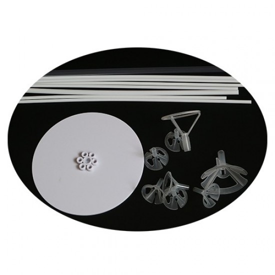 Λευκή βάση για μπαλόνια 70 cm Λευκή βάση για μπαλόνια 70 cm