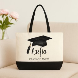 Λινή Τσάντα Για Απόφοιτο - Καπέλο Λινή Τσάντα Για Απόφοιτο - Καπέλο