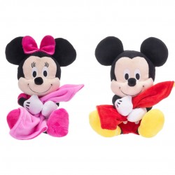 Λούτρινο Minnie με κουβερτούλα 22cm Λούτρινο Minnie με κουβερτούλα 22cm