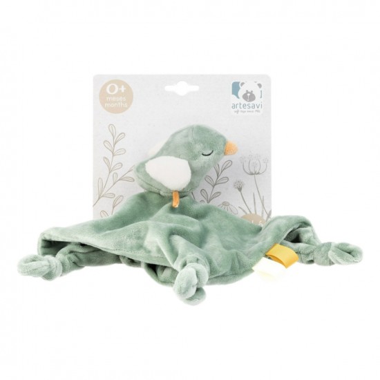 Λούτρινο πανάκι παρηγοριάς με κουδουνίστρα – Παπαγαλάκι Λούτρινο πανάκι παρηγοριάς με κουδουνίστρα – Παπαγαλάκι