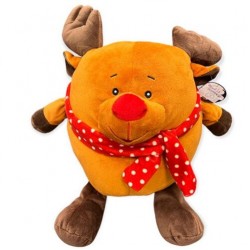 Λούτρινο Ταρανδάκι με κασκόλ 30cm Λούτρινο Ταρανδάκι με κασκόλ 30cm