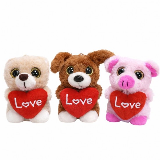 Λούτρινο Ζωάκι Love 12cm