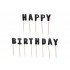 Μαύρα Κεράκια Happy Birthday(13 τεμ)