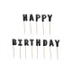 Μαύρα Κεράκια Happy Birthday(13 τεμ)