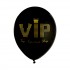 Μαύρα μπαλόνια VIP crowned (8 τεμ)