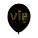 Μαύρα μπαλόνια VIP crowned (8 τεμ)