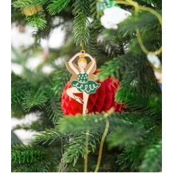 Μεταλλικό στολίδι Μπαλαρίνα Μεταλλικό στολίδι Μπαλαρίνα