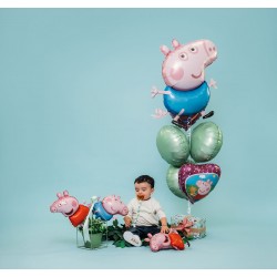 Mini Shape Μπαλόνι George το γουρουνάκι 14" Mini Shape Μπαλόνι George το γουρουνάκι 14"