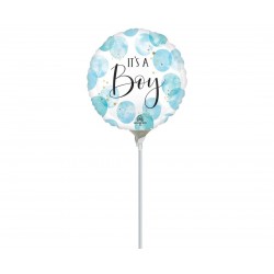 Mini Shape Μπαλόνι 'It's A Boy' watercolor