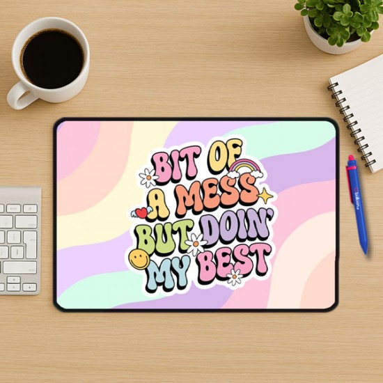 Mouse Pad Gaming - Bit Of A Mess Mouse Pad Gaming - Bit Of A Mess