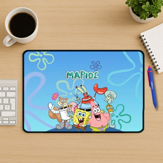 Mouse Pad Gaming - Μπομπ Σφουγγαράκης Με Όνομα Mouse Pad Gaming - Μπομπ Σφουγγαράκης Με Όνομα