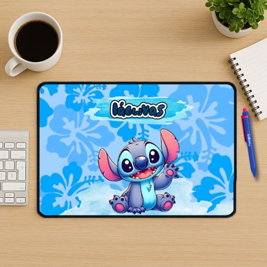 Mouse Pad Gaming - Stitch Blue Hawaii Με Όνομα Mouse Pad Gaming - Stitch Blue Hawaii Με Όνομα