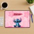 Mouse Pad Gaming - Stitch Pink Mood Με Όνομα