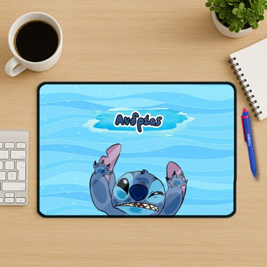Mouse Pad Gaming - Stitch Waves Με Όνομα Mouse Pad Gaming - Stitch Waves Με Όνομα