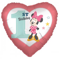 Μπαλόνι 1st birthday Minnie 17"