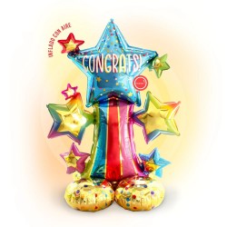 Μπαλόνι AirLoonz Junior - Αστέρια Congrats Μπαλόνι AirLoonz Junior - Αστέρια Congrats