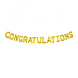 Μπαλόνι αποφοίτησης Congratulations (15 τεμ) Μπαλόνι αποφοίτησης Congratulations (15 τεμ)