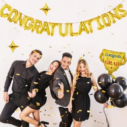 Μπαλόνι αποφοίτησης Congratulations (15 τεμ) Μπαλόνι αποφοίτησης Congratulations (15 τεμ)