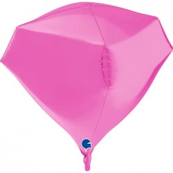 Μπαλόνι Διαμάντι φούξια 4D Μπαλόνι Διαμάντι φούξια 4D