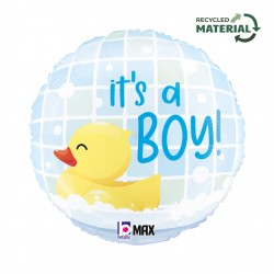18" Μπαλόνι γέννησης Παπάκι It's a Boy 18" Μπαλόνι γέννησης Παπάκι It's a Boy