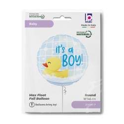 18" Μπαλόνι γέννησης Παπάκι It's a Boy 18" Μπαλόνι γέννησης Παπάκι It's a Boy